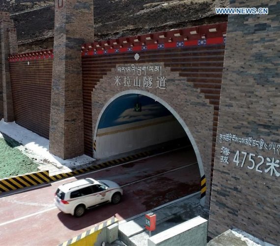 Najwyżej położony tunel na świecie. Fot. en.people.cn