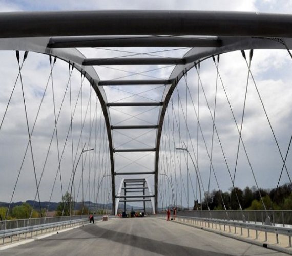 Most heleński: ostatnie prace. Fot. nowysacz.pl