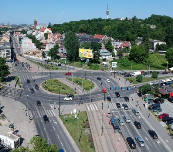 Rondo Matecznego.Fot. Zarząd Infrastruktury Komunalnej i Transportu w Krakowie