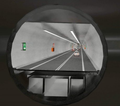 Tunel w Świnoujściu. Wizualizacja: GDDKiA