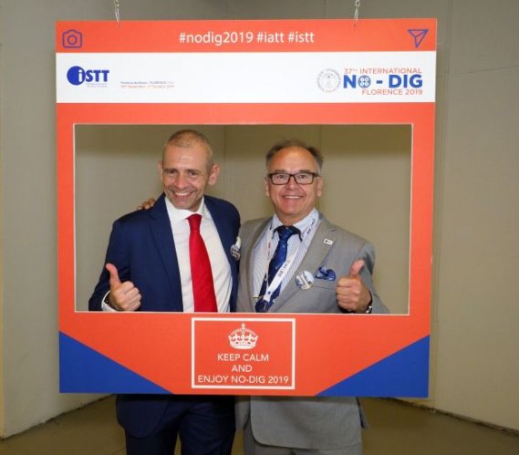 Paolo Trombetti (prezes IATT) i Jari Kaukonen (prezes ISTT). Fot. IATT