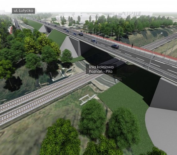 Planowany wiadukt w Poznaniu. Źródło: PIM