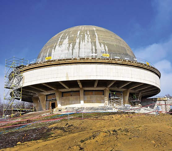 Zintegrowany system monitoringu przemieszczeń w przebudowywanym Planetarium Śląskim w Chorzowie