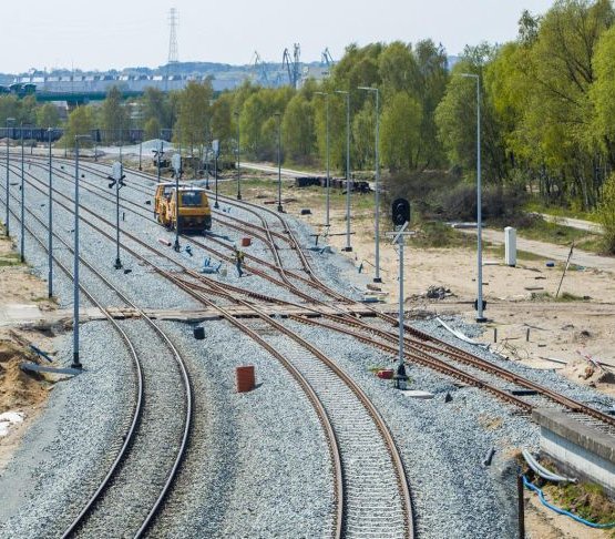Modernizacja układu drogowo-kolejowego w Porcie Gdańsk. Fot. NDI
