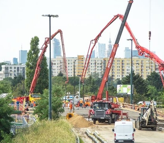 Warszawa: remont wiaduktu wzdłuż ul. Ostrobramskiej. Fot. ZDM w Warszawie