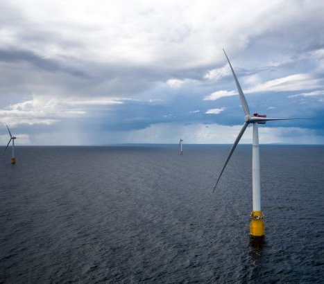 Hywind Scotland: pływające turbiny na Morzu Północnym. Fot. Øyvind Gravås/Woldcam – Equinor