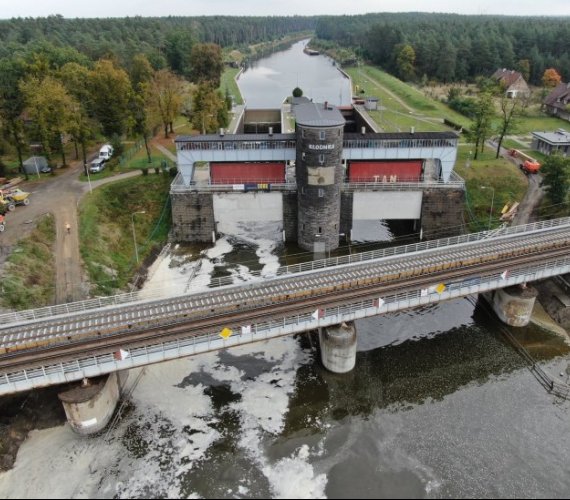 Most nad kanałem Gliwickim. Fot. PKP PLK