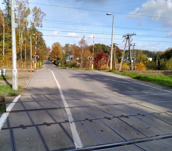 Przejazd kolejowo-drogowy w Andrespolu. Fot. PKP PLK