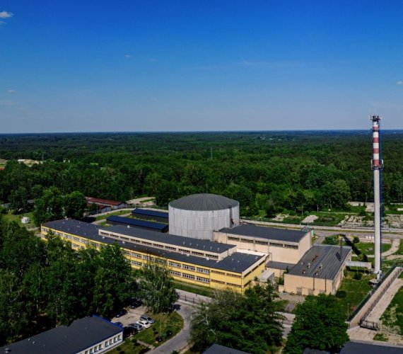Reaktor Maria z lotu ptaka. Fot. NCBJ/wikimedia