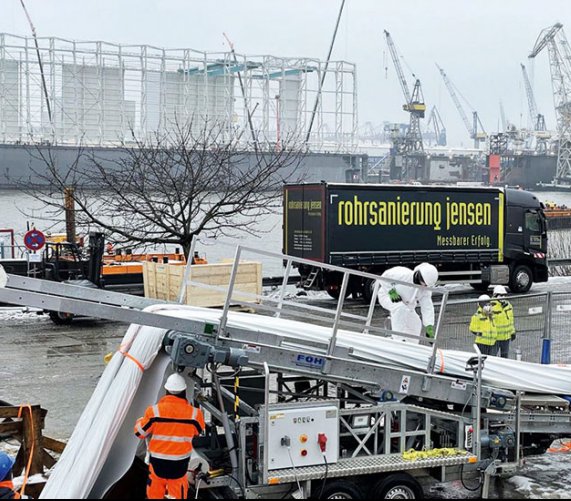 Największy projekt renowacji CIPP UV w Hamburgu