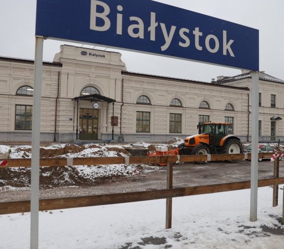 Modernizacja stacji Białystok. Fot. Wojciech Wojtkielewicz/PKP PLK
