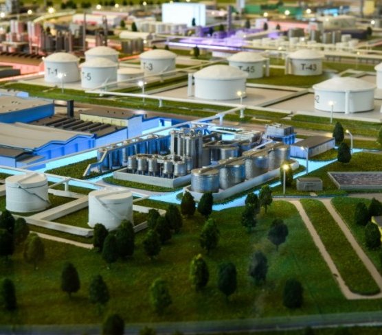 Makieta rafinerii w Jedliczu. Źródło: Orlen Południe