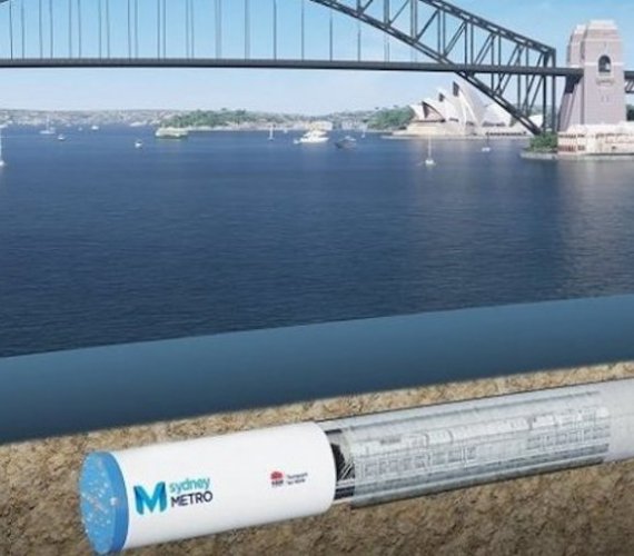 Dwie maszyny TBM do drążenia w twardych skałach zamówione na budowę metra w Sydney