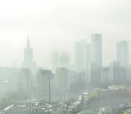 Smog w Warszawie. Fot. Martyn Adobe Stock