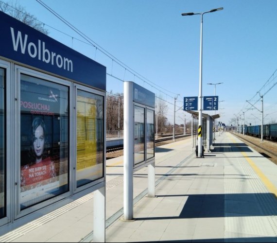 Stacja Wolbrom. Fot. Paulina Wachowicz/PKP PLK