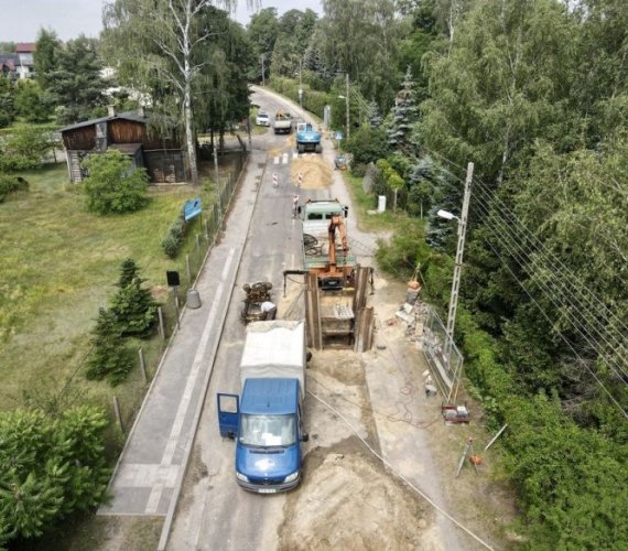 Budowa kanalizacji sanitarnej w Łodzi. Fot. UM Łódź