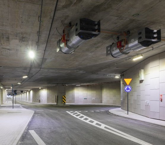 Podziemna ulica Hasa już przejezdna –  ściany szczelinowe wykonała firma Soletanche 