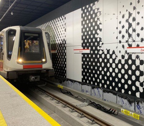 II linia metra w Warszawie – jazdy testowe na Bródnie