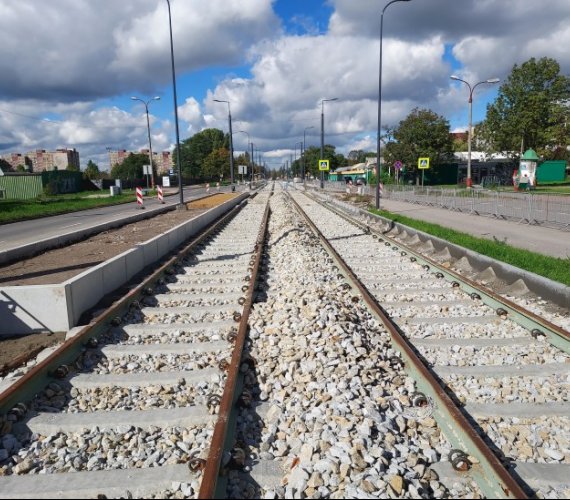 W Sosnowcu wkrótce zakończy się budowa linii tramwajowej. Fot. Eurovia Polska