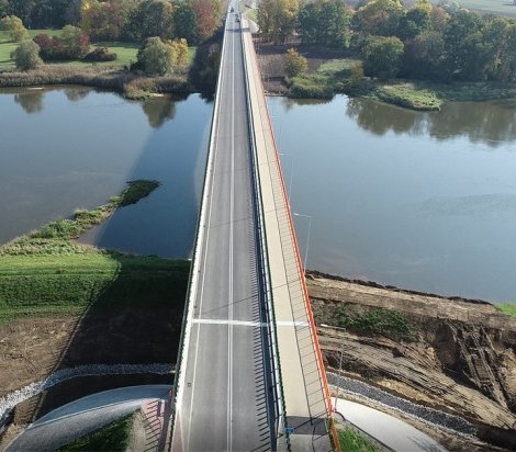 W piątek otwarcie mostu w Milsku w woj. lubuskim. Fot. ZDW Zielona Góra