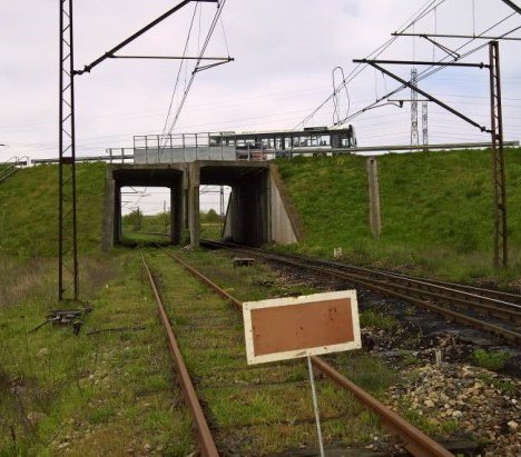 Wiadukt w ciągu DK25 zastąpi tunel kolejowy. Fot GDDKiA