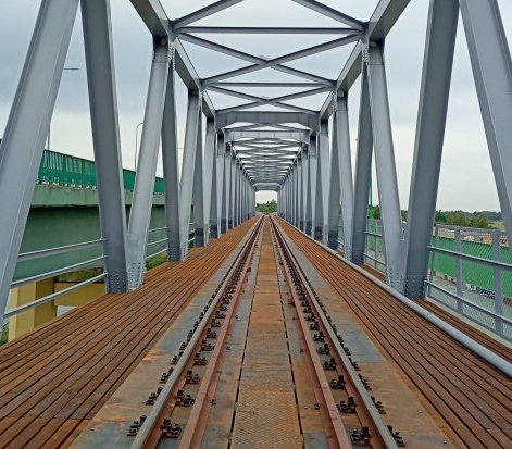 Most kolejowy w Elblągu. Fot. Andrzej Puzewicz/PKP PLK