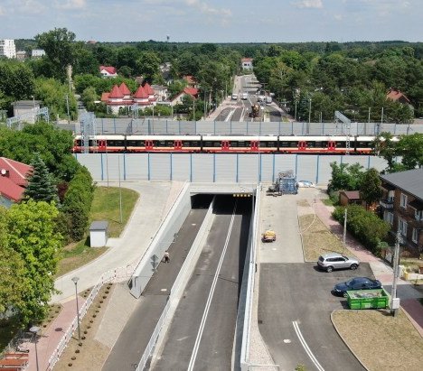 Tunel drogowy pod torami w Legionowie. Fot. Paweł Mieszkowski/PKP PLK