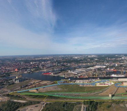 Nabrzeże Przemysłowe w gdańskim porcie – projekt. Źródło: Port Gdańsk
