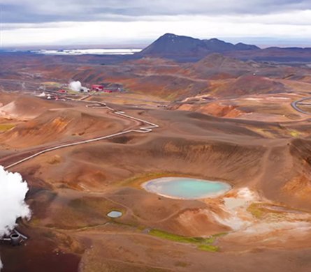 Kaldera Krafla na Islandii. Fot. GEORG