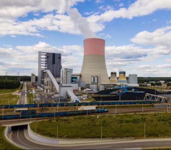 Blok energetyczny 910 MW w Jaworznie. Fot. Tauron
