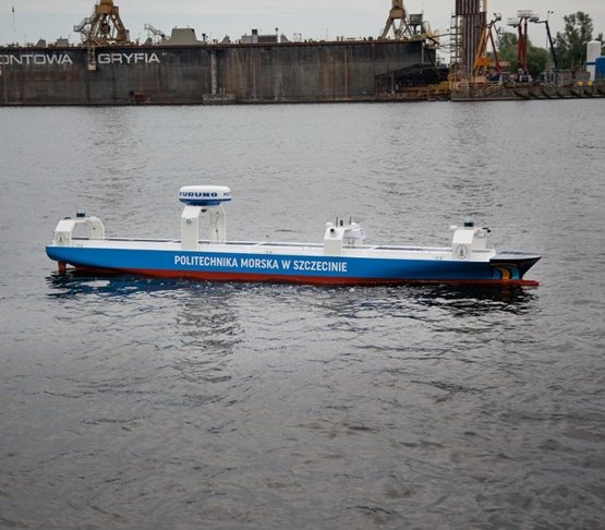 Model kontenerowca MAJESTIC MAERSK w skali 1:70. Fot. Fot. Politechnika Morska w Szczecinie
