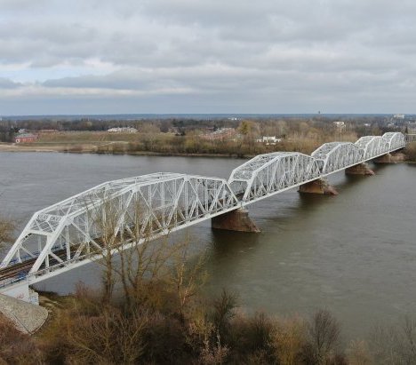 Most kolejowy nad Wisłą w Dęblinie. Fot. Artur Lewandowski, Paweł Mieszkowski/PKP PLK