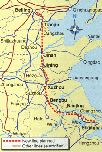 Planowana trasa kolejowa