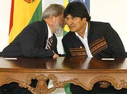 Lula da Silva i Evo Morales.