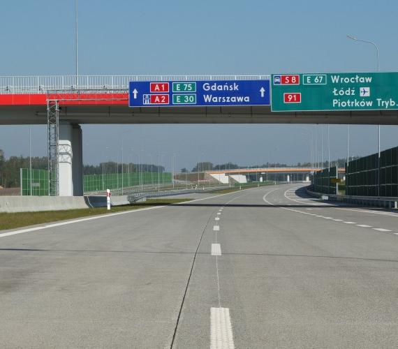 A1 węzeł Łódź Południe. Fot. Łukasz Jóźwiak/GDDKiA
