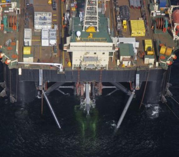 Barka Castoro Sei wykorzystywana przy układaniu gazociągu. Fot. Nord Stream