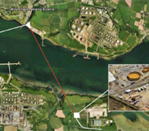 Pembroke Gas Pipeline Project Przekroczenie HDD w Milford Haven