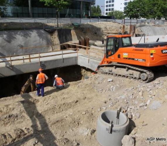 Wykopy podstropowe. Fot. z archiwum AGP Metro Polska S.C.