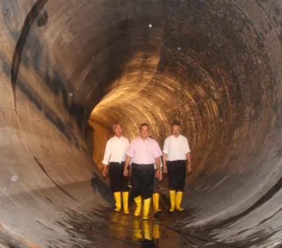 Tunel kanalizacyjny w Bangkoku Fot. Bangkok Post