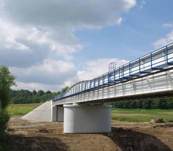 Most kolejowy na linii Rzeszów - Jasło. Fot. z archiwum PKP PLK S.A.