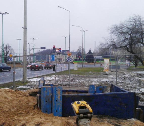 Fot. 1. Plac budowy w Poznaniu
