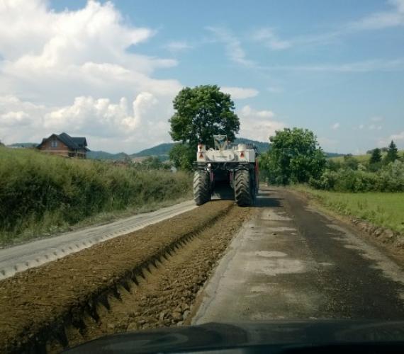 DK75 między Tyliczem i Muszynką. Fot. GDDKiA o. Kraków