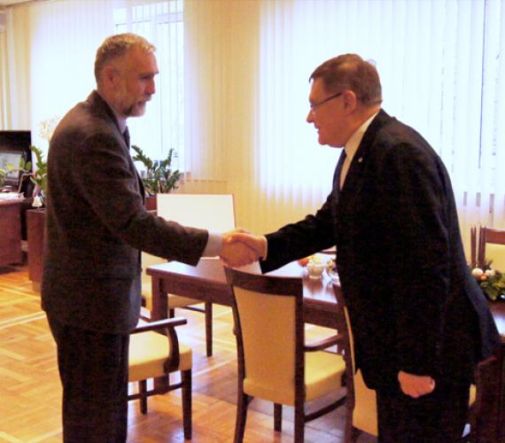 Minister Środowiska Maciej Grabowski i wiceminister Sławomir Brodziński. Fot. MŚ