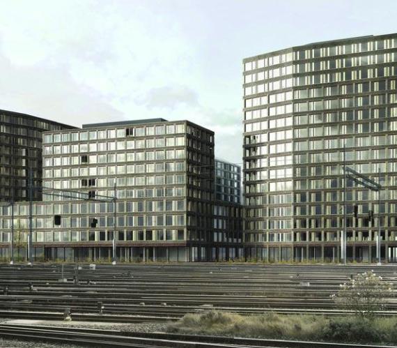 Obszar zabudowy F Europaalee w Zurychu. Fot. PORR AG