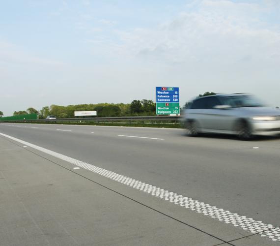 Autostrada A4 w okolicach węzła Kostomłoty / fot. Łukasz Jóźwiak, GDDKiA
