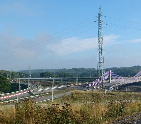 Autostrada A1 i most w Mszanie. Fot. z archiwum GDDKiA o. Katowice
