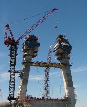 Trwa budowa nowego mostu przez Missisipi