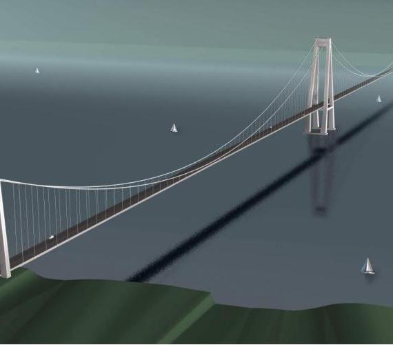 Wizualizacja Chacao Bridge