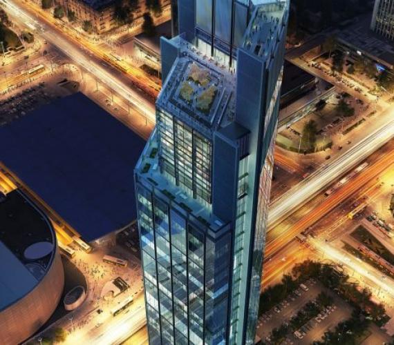 Tak będzie wyglądał najwyższy budynek w Polsce /Fot. HB Reavis
