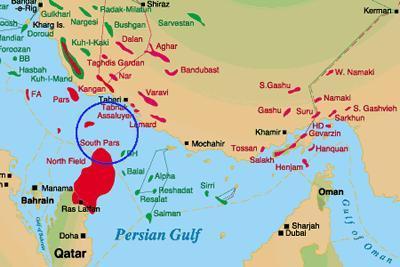 Pole gazowe South Pars w Zatoce Perskiej